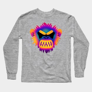 Scary Monkey Halloween Spooky Fun Long Sleeve T-Shirt